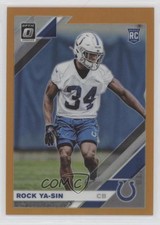 2019 Panini Donruss Optic Rookies Orange Prizm 189/199 Rock Ya-Sin #116 z7h