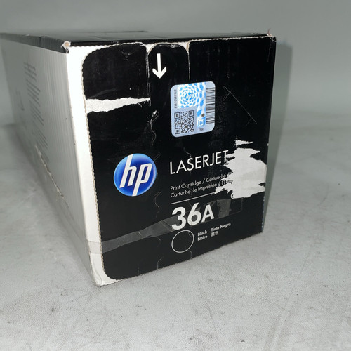 Genuine HP 36A Black CB436A Toner Cartridge - Picture 2 of 4