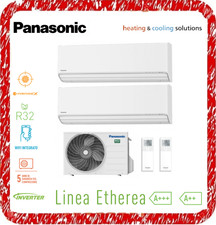 PANASONIC ETHEREA Z CONDIZIONATORE DUAL R32 9000+9000 BTU  A+++A++ WIFI