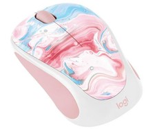 Logitech Compact Wireless Mouse - Cotton Candy