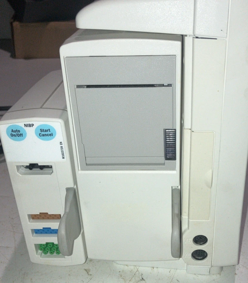 GE Datex Ohmeda S/5 F-FM-01 Patient Monitor With NIBP & Printer TESTED - Image 2 of 3