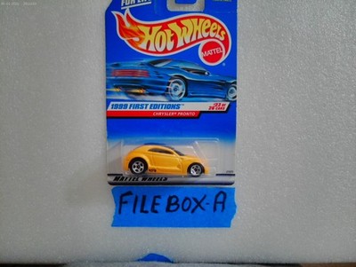 HOT WHEELS CHRYSLER PRONTO YELLOW 1999 FIRST EDITIONS # 928 MATTEL NEW 1:64