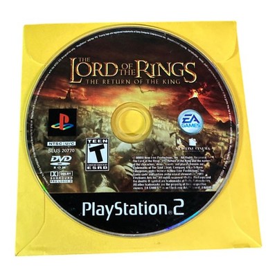 Sony PlayStation 2 PS2 Disc Only TESTED Lord of the Rings The Return of the King