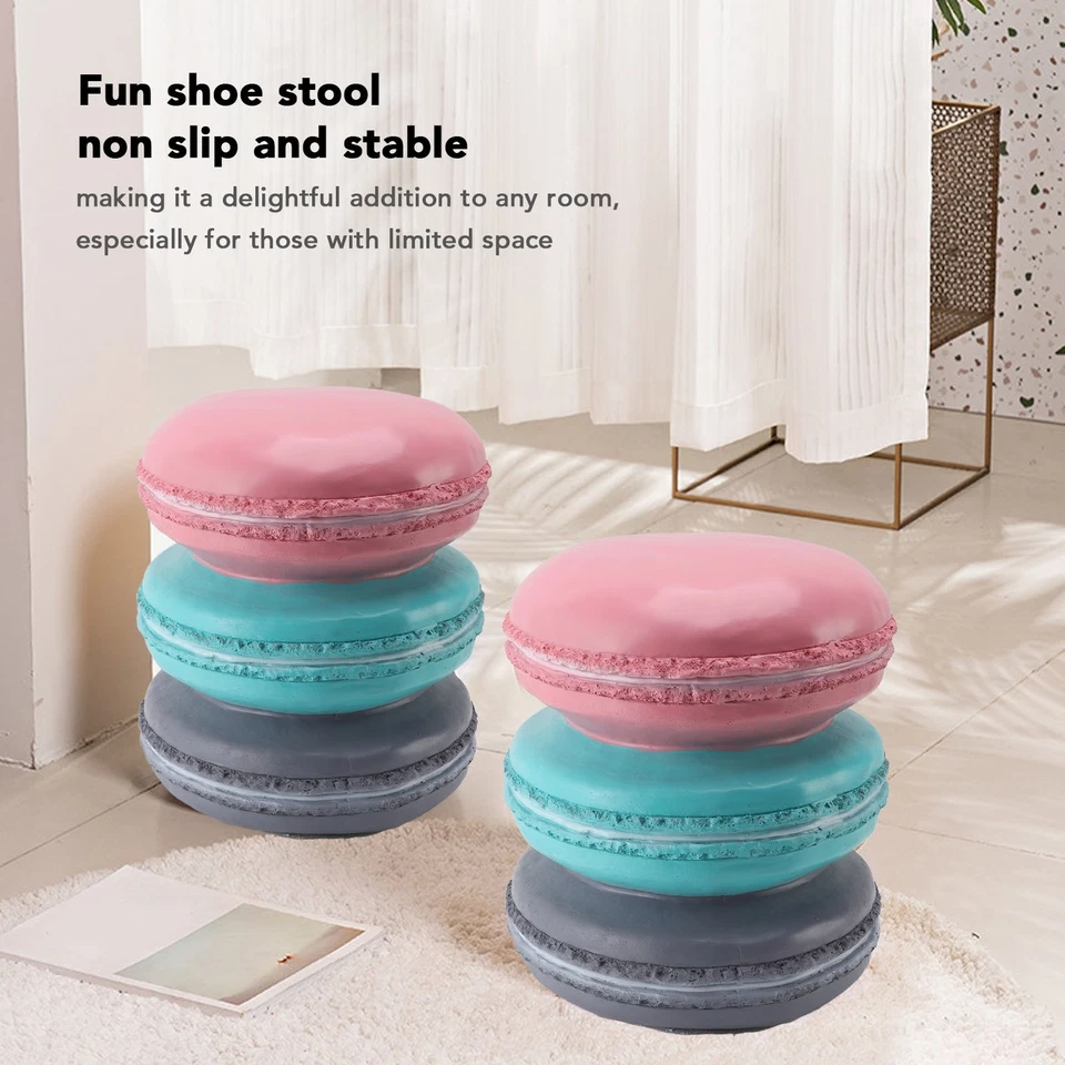 Food Shoe Changing Stool Cute Simulated Food Stool Decorative Low Shoe Change - Image 2 of 4