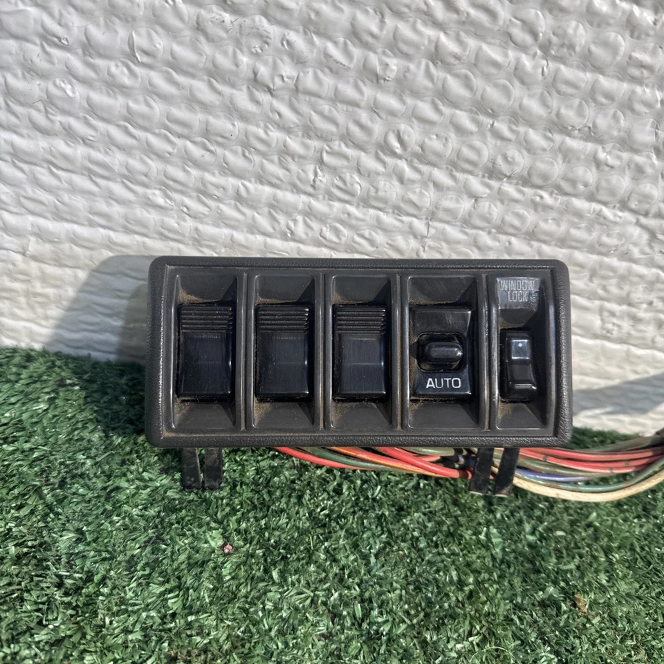 1988 年丰田卡罗拉 4 门驱动器主窗控制开关 88-89 原始设备制造商。 — 第 2/4 张图片