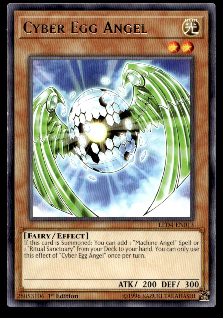 Cyber Egg Angel Legendary Duelists: Sisters of the Rose LED4-EN013 MP YuGiOh TCG