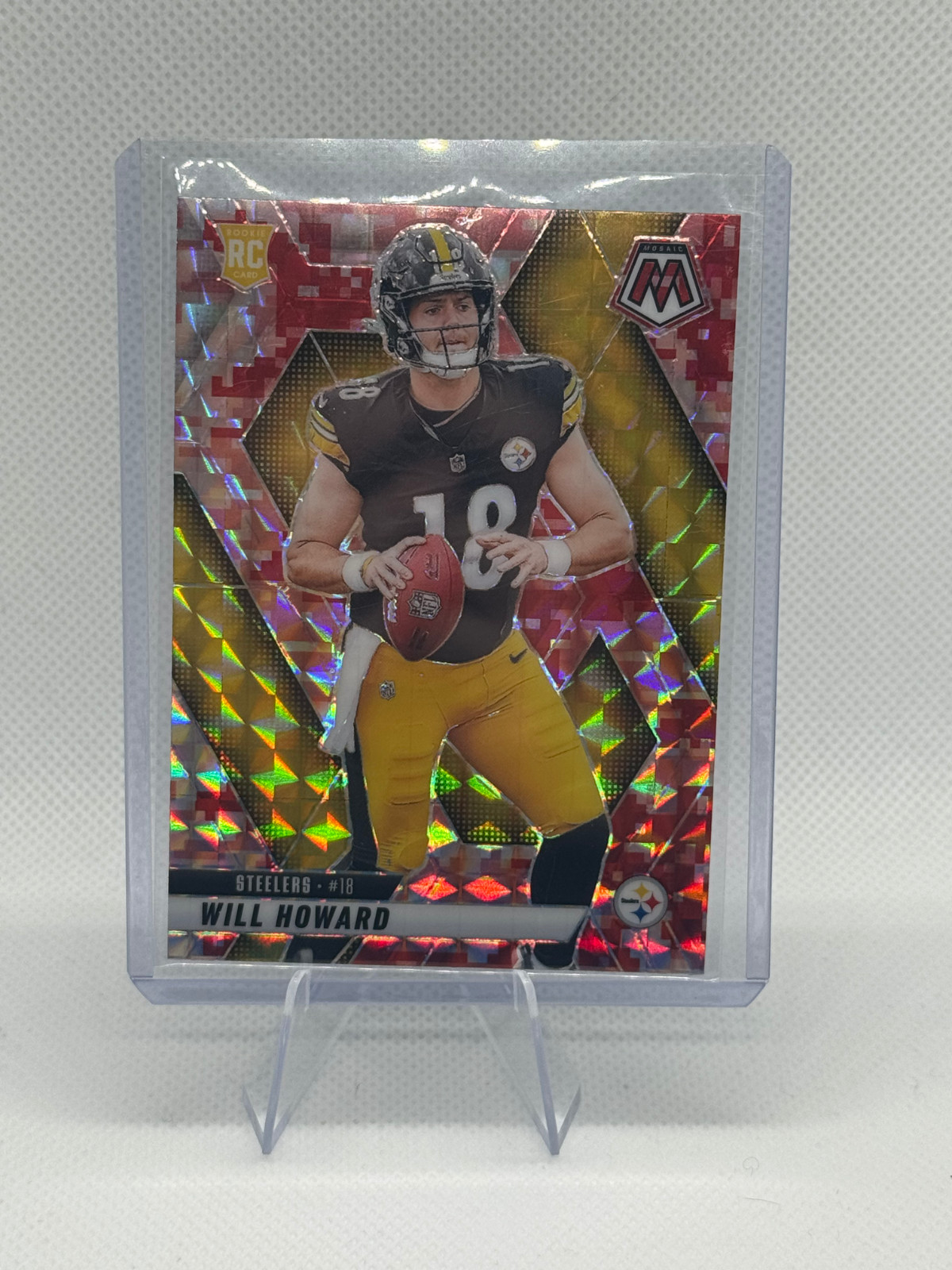 2025 Mosaic Will Howard RC Red Camo #318