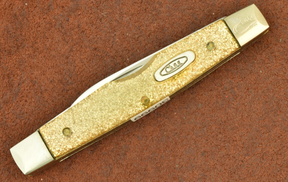 CASE XX USA 1889-1989 CENTENNIAL GOLD STONE PREMIUM PEN KNIFE