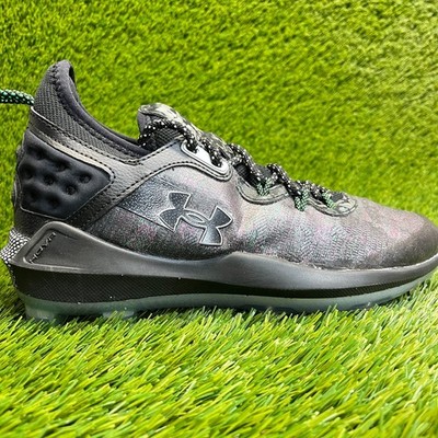 Under Armour Harper 8 Low ST Mens Size 7 Black White Running Baseball Cleats