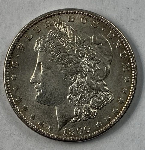 Morgan 1896 Silver Dollar United States $1 Coin Uncirculated