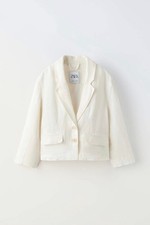 NWT ZARA KIDS LINEN BLAZER SIZE 11-12 YEARS