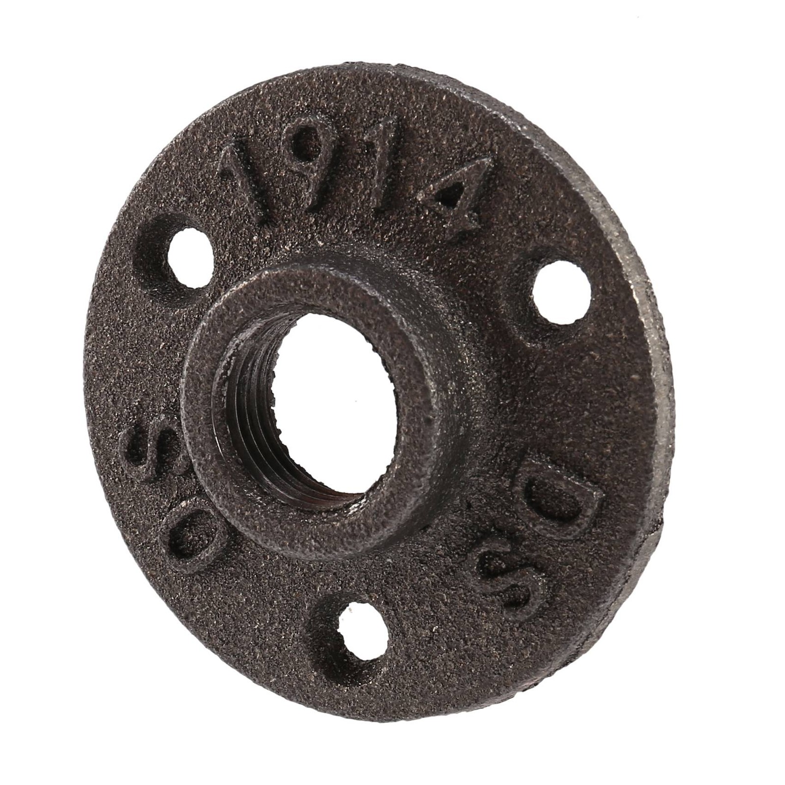 1/2 Inch Black Cast Iron Pipe Fittings Floor Flange Threaded Y6M87552