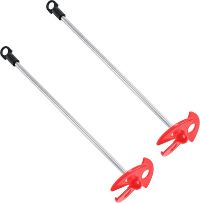 Paint Mixer Attachment (Set of 2) - 10'' Drill Paddle Mixer with 1/4'' round Shaft