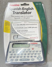 Franklin TES 118 Spanish English Translator New Sealed Package