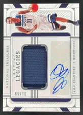 2021-22 National Treasures Lasting Legacies #LL-JCF Jamal Crawford Auto /99