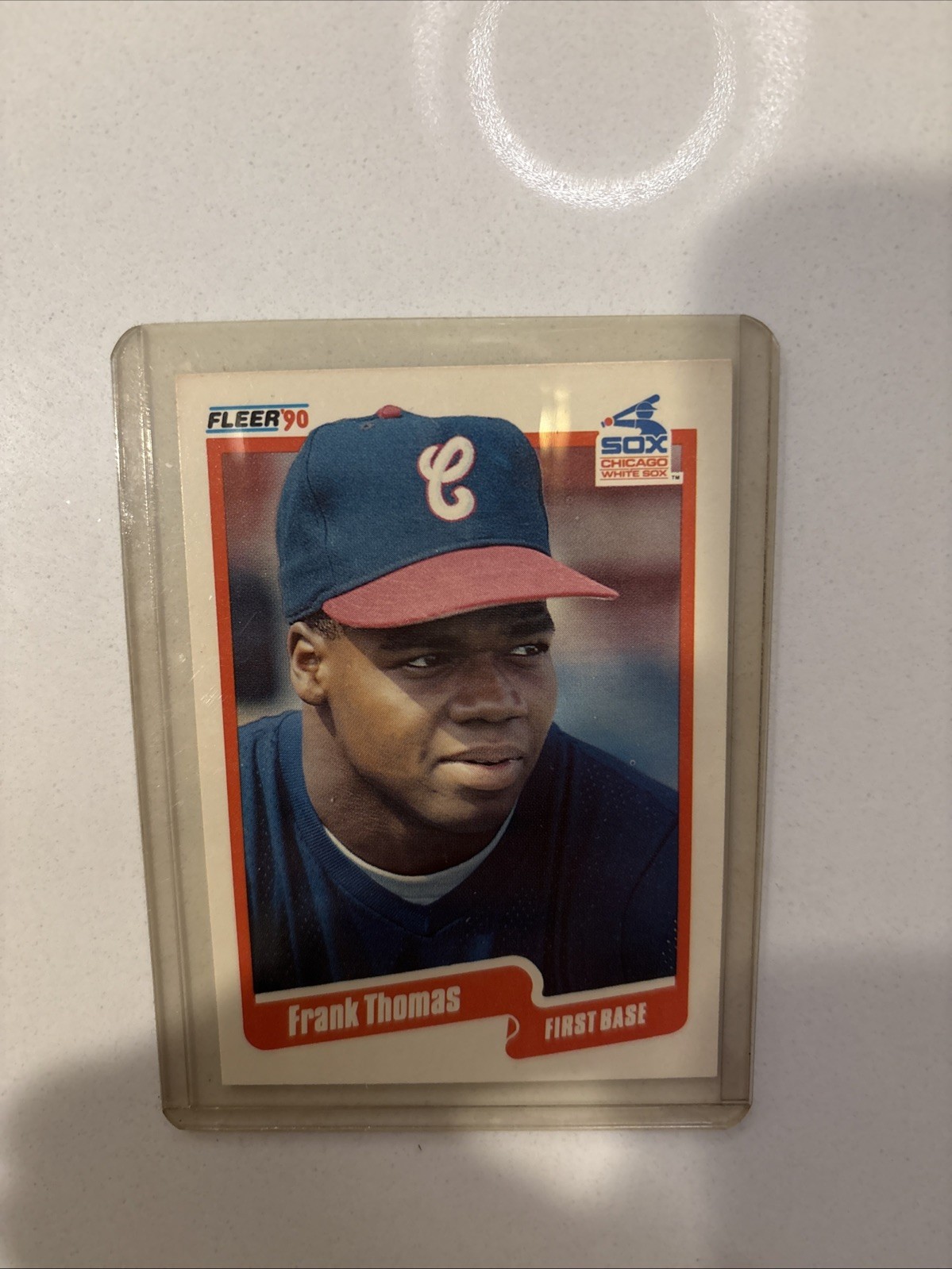 1990 Fleer Update Frank Thomas Rookie Card RC # U-87 White Sox
