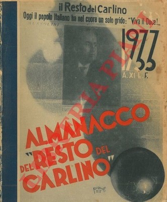 Bologna - Almanach des ''Resto del Carlino'' 1933.