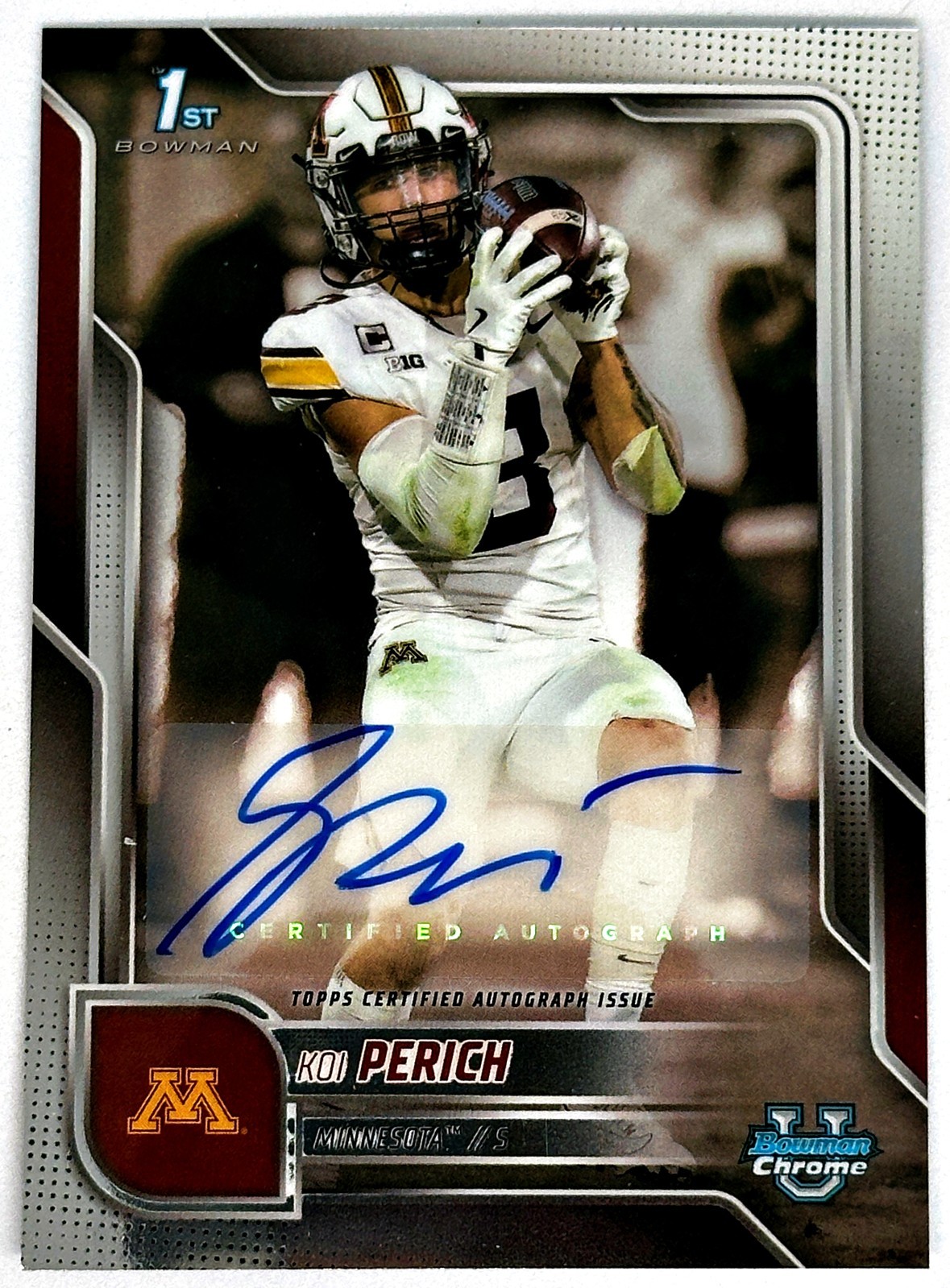Koi Perich 2025 Bowman University Chrome AUTO #BCA-KP