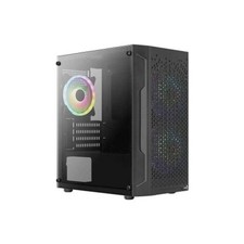Aerocool Trinity Mini Black tower case - 2x 140mm and 1x 120mm RGB included - Mi