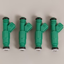 4pcs 42lb Green Fuel Injectors 0280155968 For 1984-1993 Ford Mustang 4 Cylinder