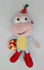 Boots Dora the Explorer Plush 10" Stuffed Birthday Monkey Nanco Viacom 2005