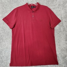 BOSS Hugo Boss Polo Shirt Mens Large Pima Cotton Regular Fit Modern Essential
