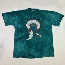 Vintage Native Shirt XL 90s Reno Tribe Tribal American Indian Indigenous Y2k T