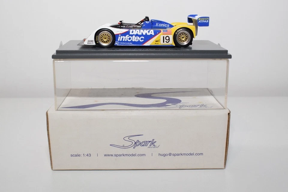 B84 1:43 SPARK SCRS09 RILEY & SCOTT #19 LE MANS LM 1996 SIN USAR, EN CAJA Foto 2 de 4
