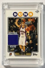 Steve Nash 2022-23 Jersey Fusion Basketball Edition GameUsed Swatch From 2010-11
