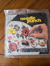 Needle Punch Toolset VTG 1977 Craftways 3 Adjustable Needles Embroidery NOS