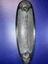 One (1) Used Browning Rifle BUTT PLATE 5.1/2” Long 3 3/4” H2H Center J 0118