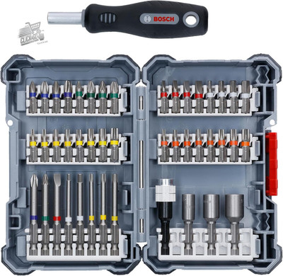 45 Bit Schrauben Set Bosch Impact Control Pick and Click Zubehör Bohrmaschine Cas