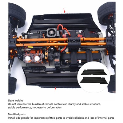 High Strength RC Side Plates Tray For ZD Racing 1/7 EX 07 EX07 RC Car New