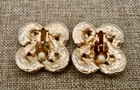 Vintage ORENA PARIS Signed Infinity Knot Moghul Jewels of India Earrings  E54 — photo 5