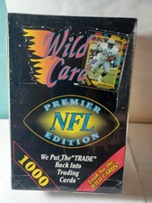 1991 Wild Card NFL Football – Premier Edition Wax Box (Factory Sealed) 36 Packs
