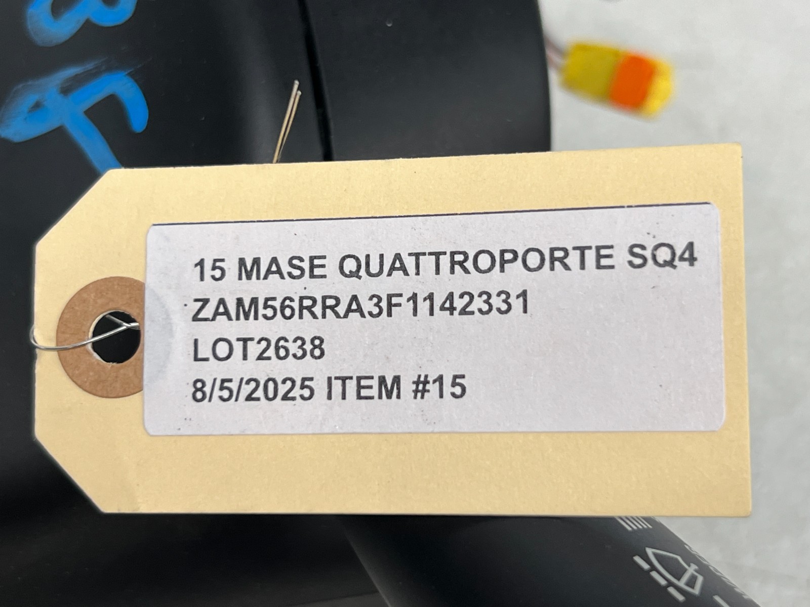 ⭐14-17 MASERATI QUATTROPORTE TURN SIGNAL ARM WIPER STEERING COLUMN OEM LOT2638