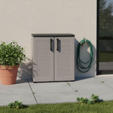 - Armadio Da Esterno Mol, Mobile Balcone Multiuso, Armadietto Outdoor a 2 Ante,