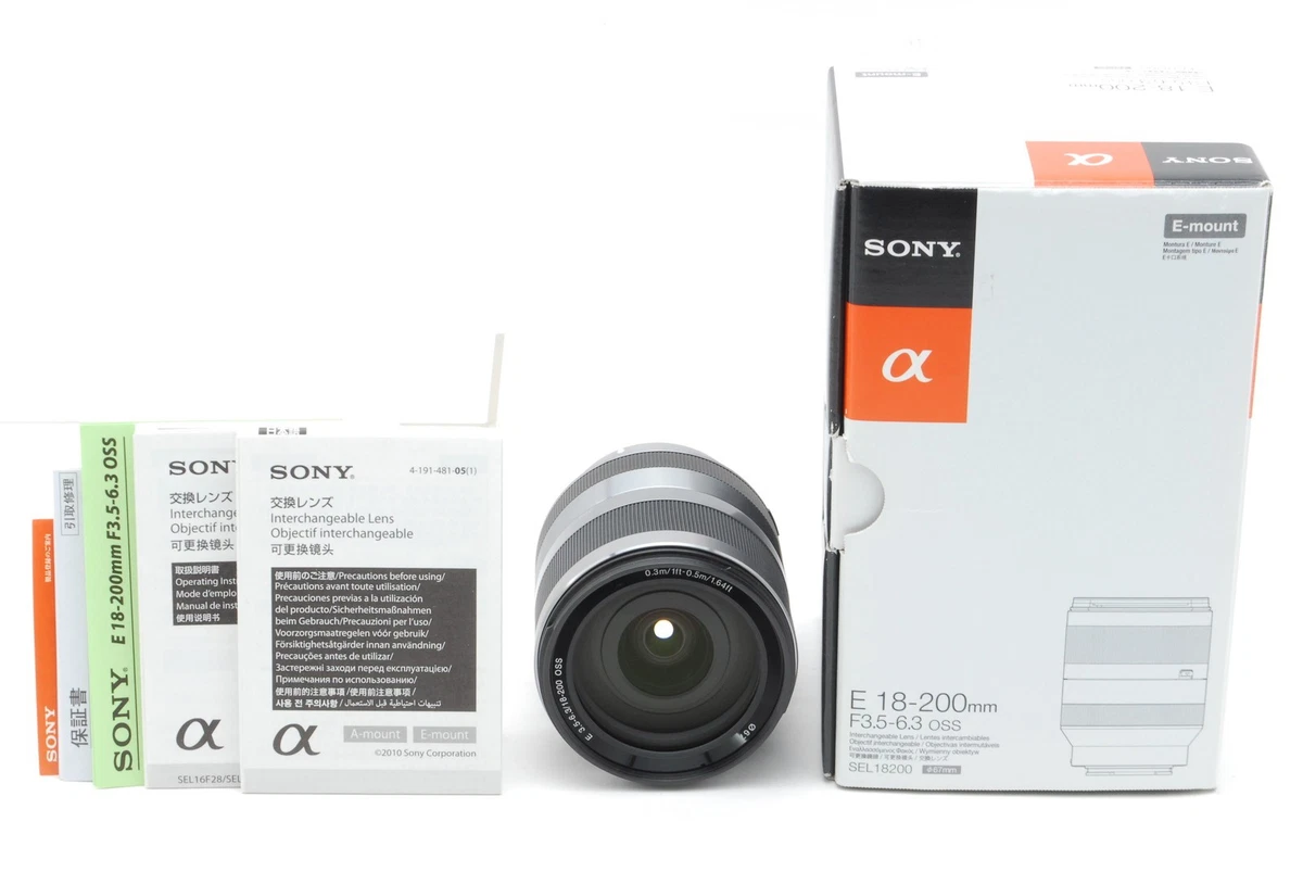 Sony 18-200mm f/3.5-6.3 Camera Lenses for sale - eBay