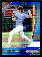 2020 Panini Prizm Draft Picks Hunter Barnhart Blue & Carolina Blue Hyper #PDP96