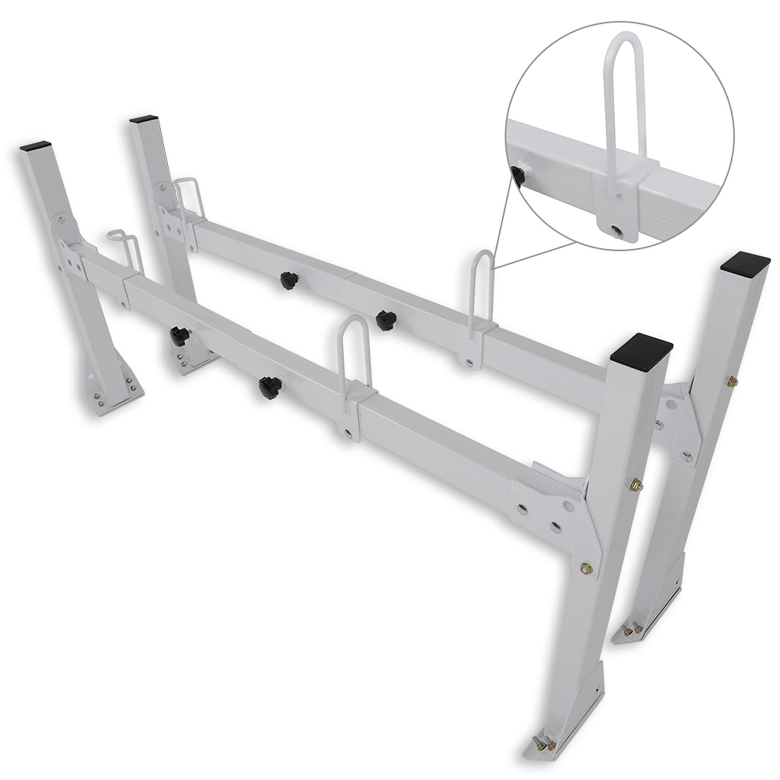 Roof Rack 3 Bar Cargo Van Ladder Steel Cargo Carrier Ford Econoline GMC Express thumbnail 2