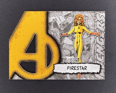 2012 Marvel Beginnings Series 2 Die-Cut Avengers Firestar A-13