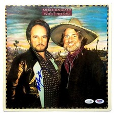 Willie Nelson Signed Autographed Record Album LP ACOA PSA