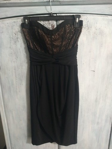 Jessica Simpson Dress Womens 4 Orange Blue A Line Knee Length