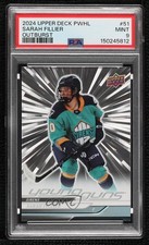 2024-25 Upper Deck PWHL Young Guns Outburst Sarah Fillier #51 PSA 9 MINT l5j