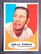 Solly Hemus #139 Topps 1961 Baseball Card (St Louis Cardinals)*
