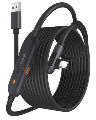 [Next-Gen Chip VR Charging Link Cable 16FT Compatible with Meta 3S/3/Oculus 2...
