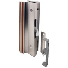 Slide-Co 14206 Sliding Glass Door Handle Lock, Hook Style, Surface Mount, Alumin