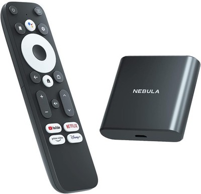 NEBULA 4K STREAMING DONGLE WITH HDR, 2GB RAM AND 8GB ROM STORAGE - BLACK