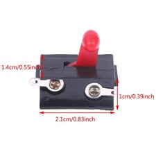 2 Pcs Electric Hair Trimmer Clipper Replacement Power Switch Clipper Accessory