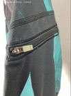 Lululemon Women's Capri Leggings Peacock Blue Black Abstract Print Yoga Sz 8 — photo 3